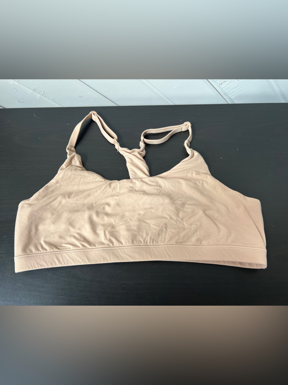 Skims Large Nude Racer Back Bra